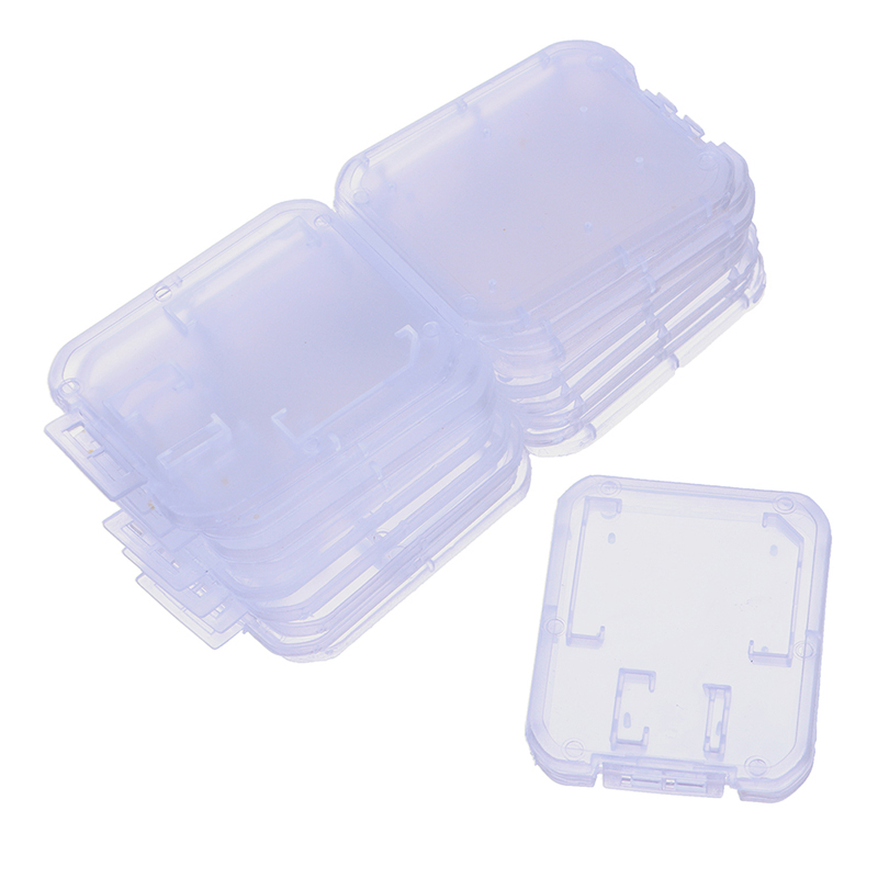 Home Assistant Sd - 10Pcs Clear Plastic TF Memory Card