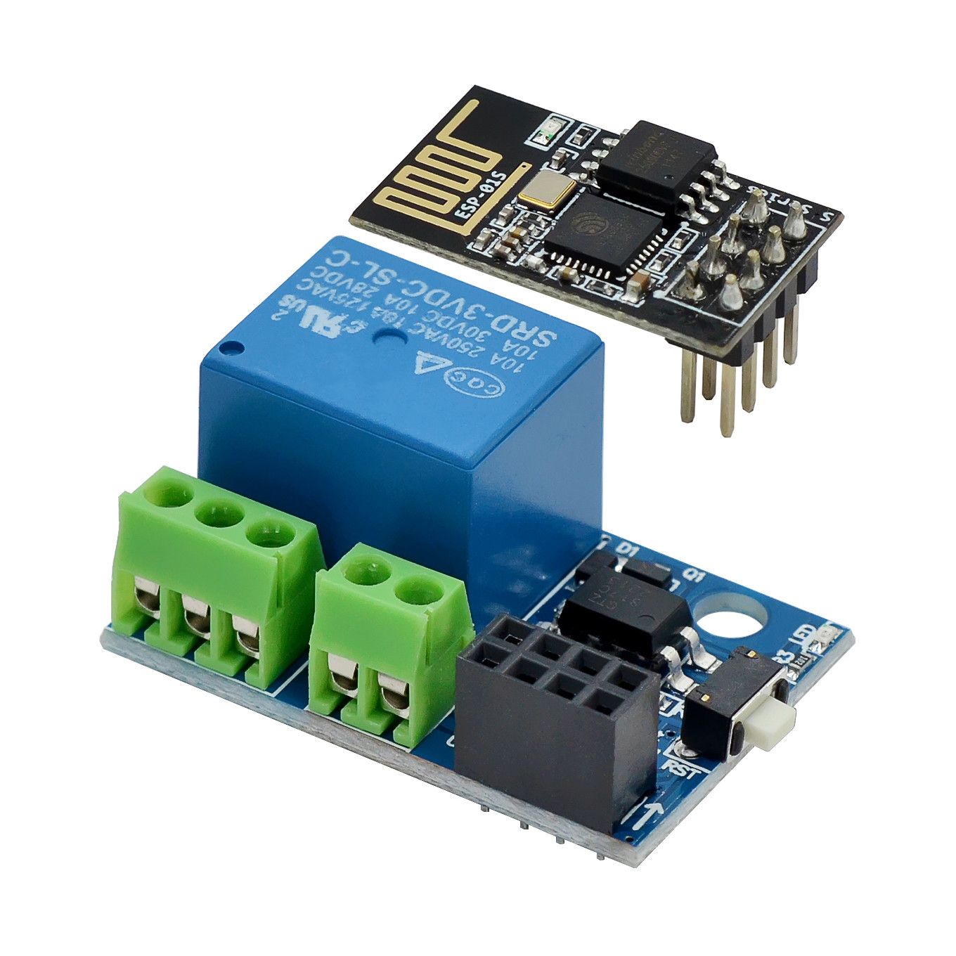 Keys Diy Home Automation Kit With Esp32 - ESP-01S WiFi Relay Module 5V 10A