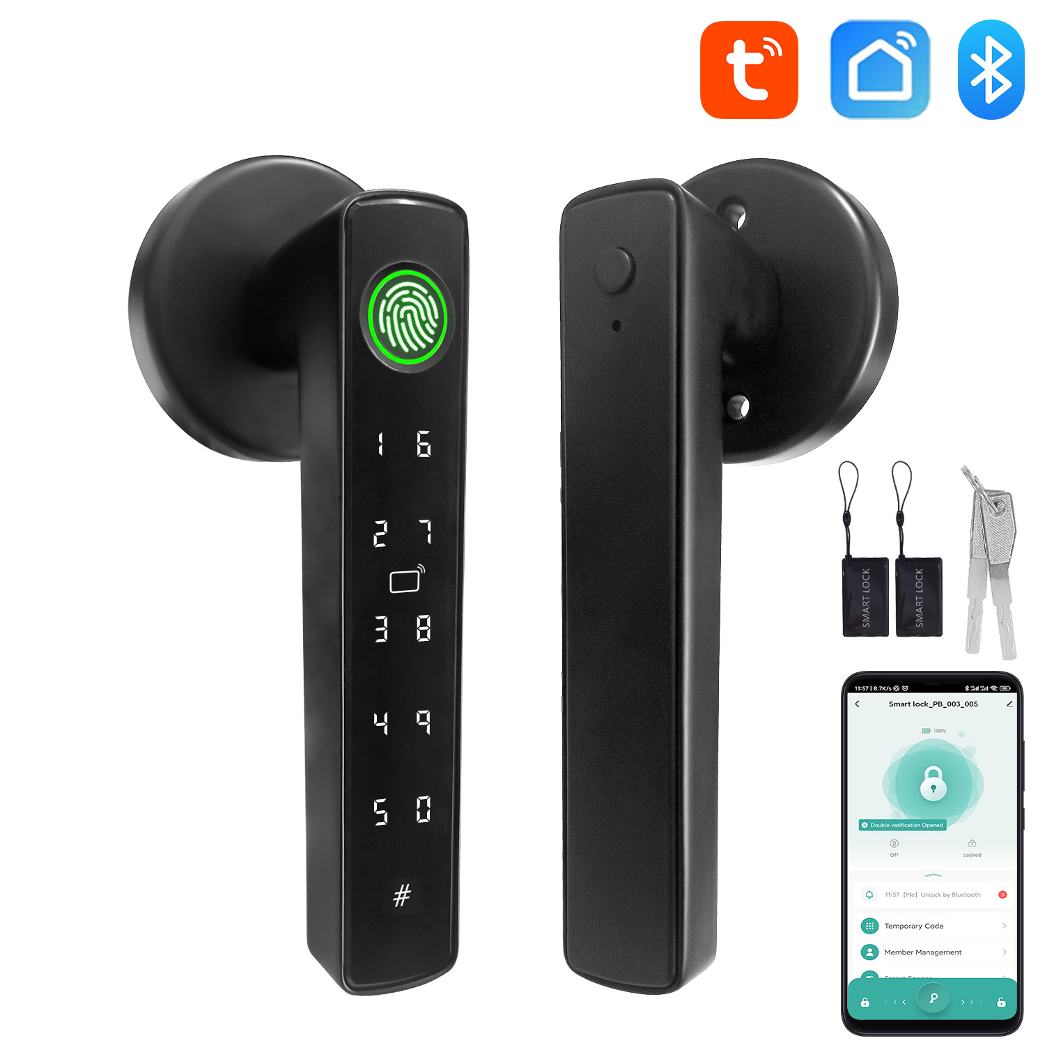 Home Automation Tutorial - Tuya Smart Bluetooth Door Lock Biometric