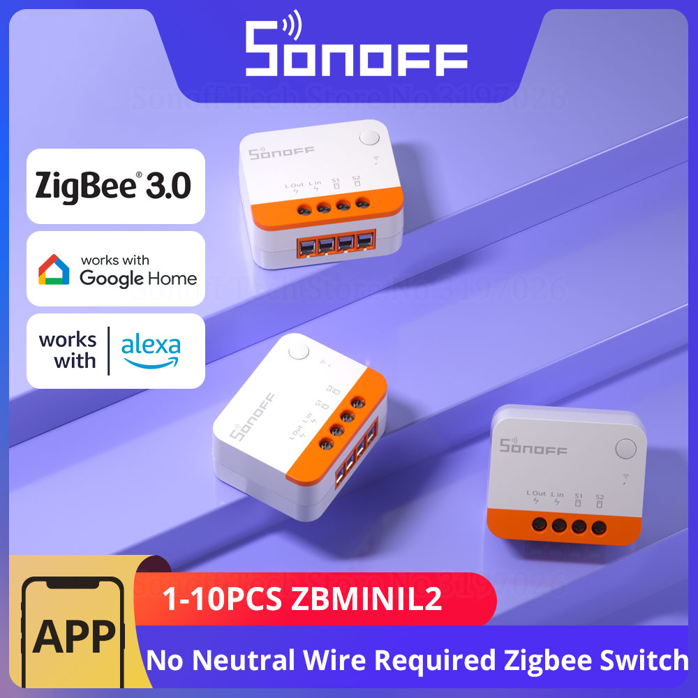 Sonoff Basic Switch - 1-10PCS SONOFF ZBMINIL2 Zigbee 3.0 No