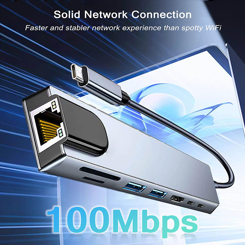8 In 1 USB Type C Hub for MacB - Home Assistant Sd ulasan dan harga