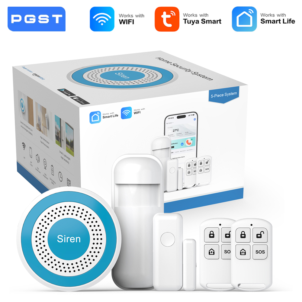 PGST WiFi Smart Life Alarm Sec - Home Automation Tutorial ulasan dan harga