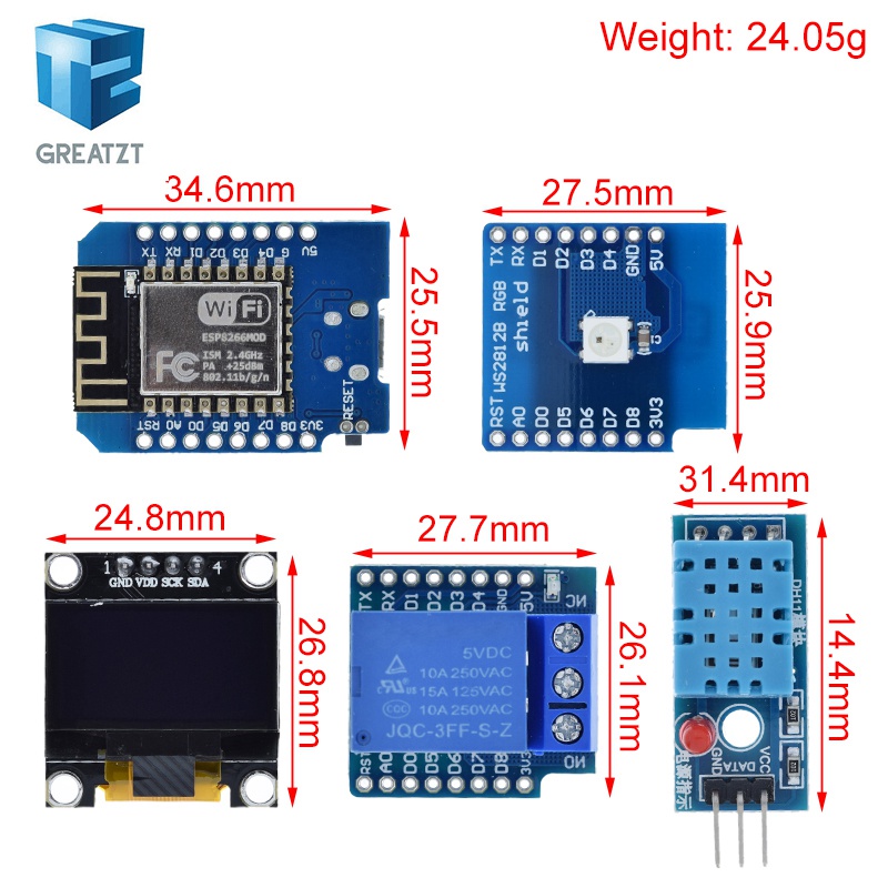 WeMos D1 Mini ESP8266 ESP-12F  - Esp8266 Nodemcu Board ulasan dan harga