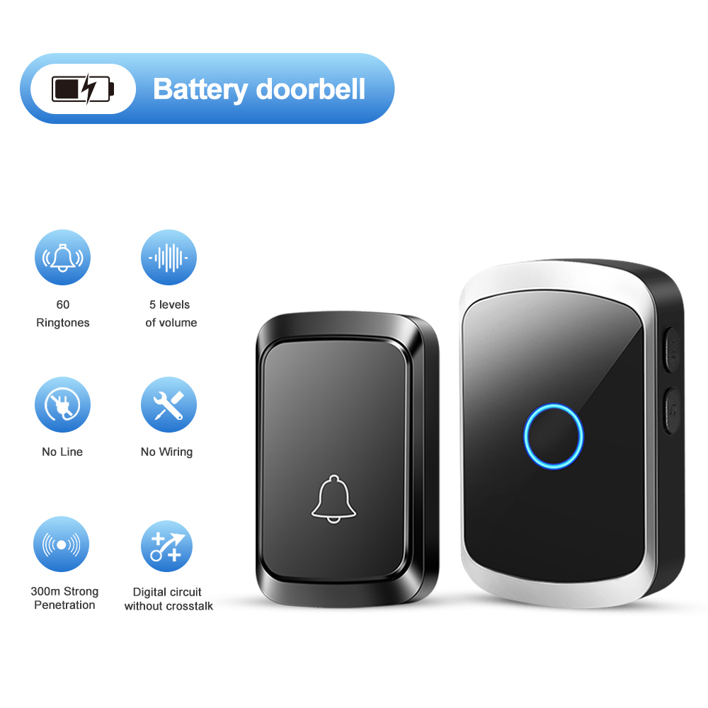 Smart Wireless Doorbell Door C - Smart Home Automation Diy ulasan dan harga