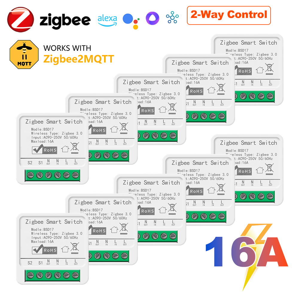 16A ZigBee3.0 Smart Light Swit - Smart Home Automation Diy ulasan dan harga