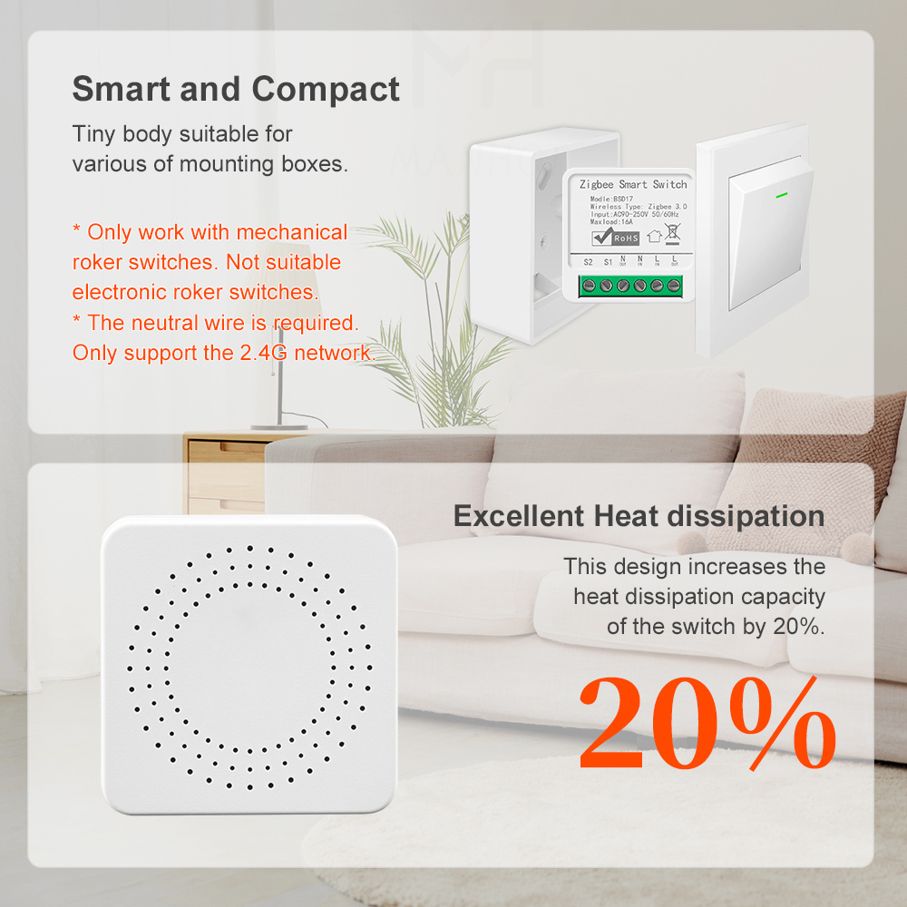 16A ZigBee3.0 Smart Light Swit - Smart Home Automation Diy ulasan dan harga