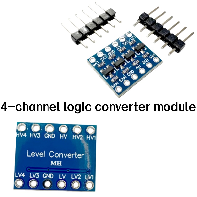 4-Channel Logic Level Converte - Level Shifter 3.3V ulasan dan harga