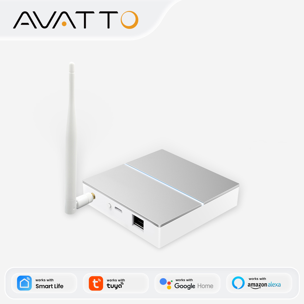 AVATTO Tuya ZigBee Gateway wit - Matter Hub Thread ulasan dan harga