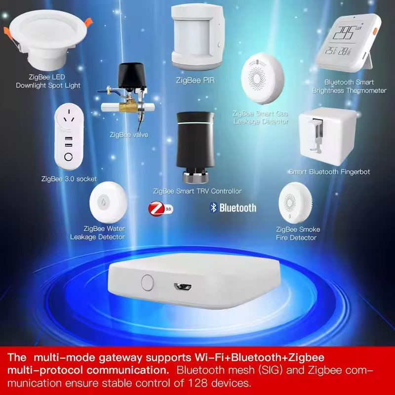 MOES Tuya ZigBee3.0 Smart Hub, - Matter Hub Thread ulasan dan harga