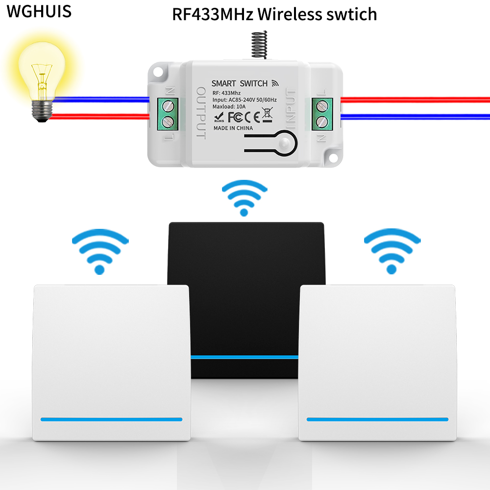 Wireless Switch Remote Control - 433Mhz Receiver Module ulasan dan harga