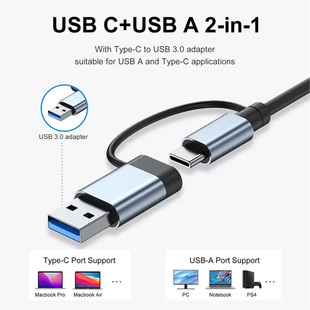Type C Hub USB Splitter 8 In 1 - Home Assistant Sd ulasan dan harga