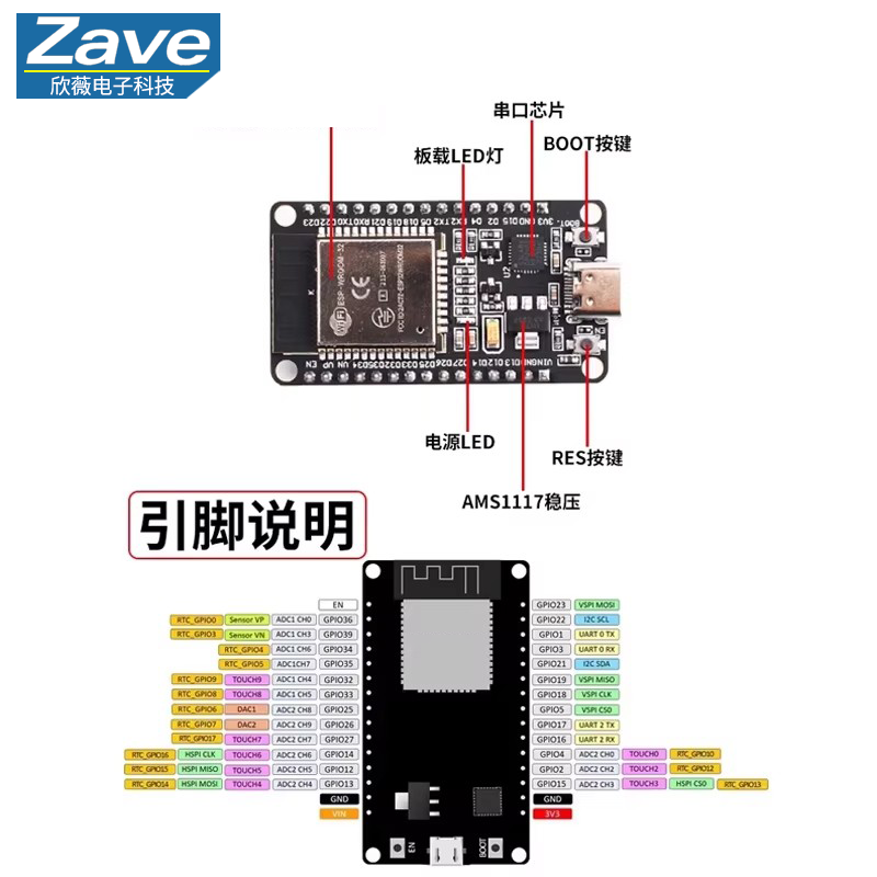 ESP32 WiFi Bluetooth Developme - Level Shifter 3.3V ulasan dan harga