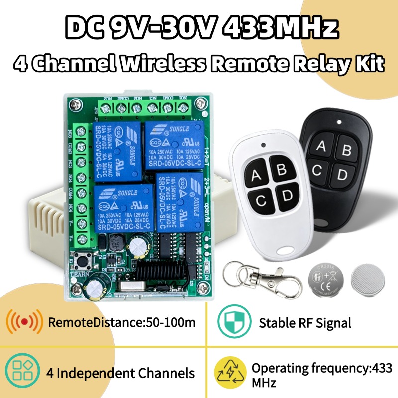 433MHz Universal Wireless Remo - 433Mhz Receiver Module ulasan dan harga