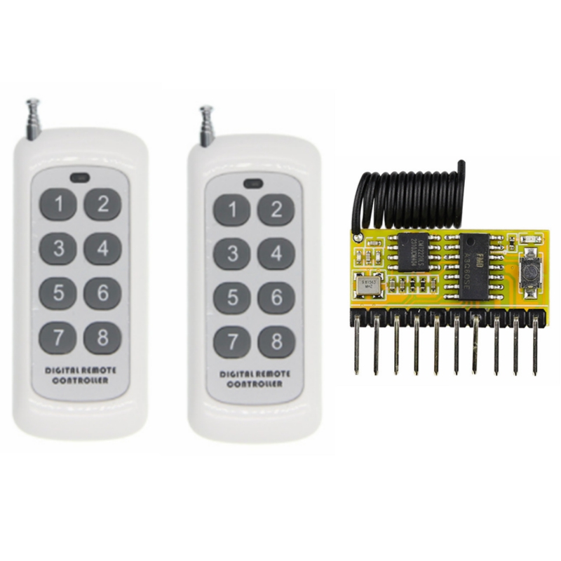 433MHz DC3V~5V 8CH Multi-Funct - 433Mhz Receiver Module ulasan dan harga