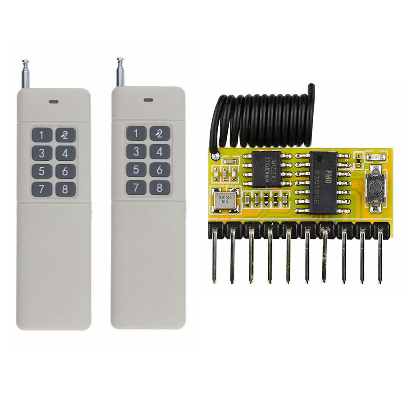 433MHz DC3V~5V 8CH Multi-Funct - 433Mhz Receiver Module ulasan dan harga