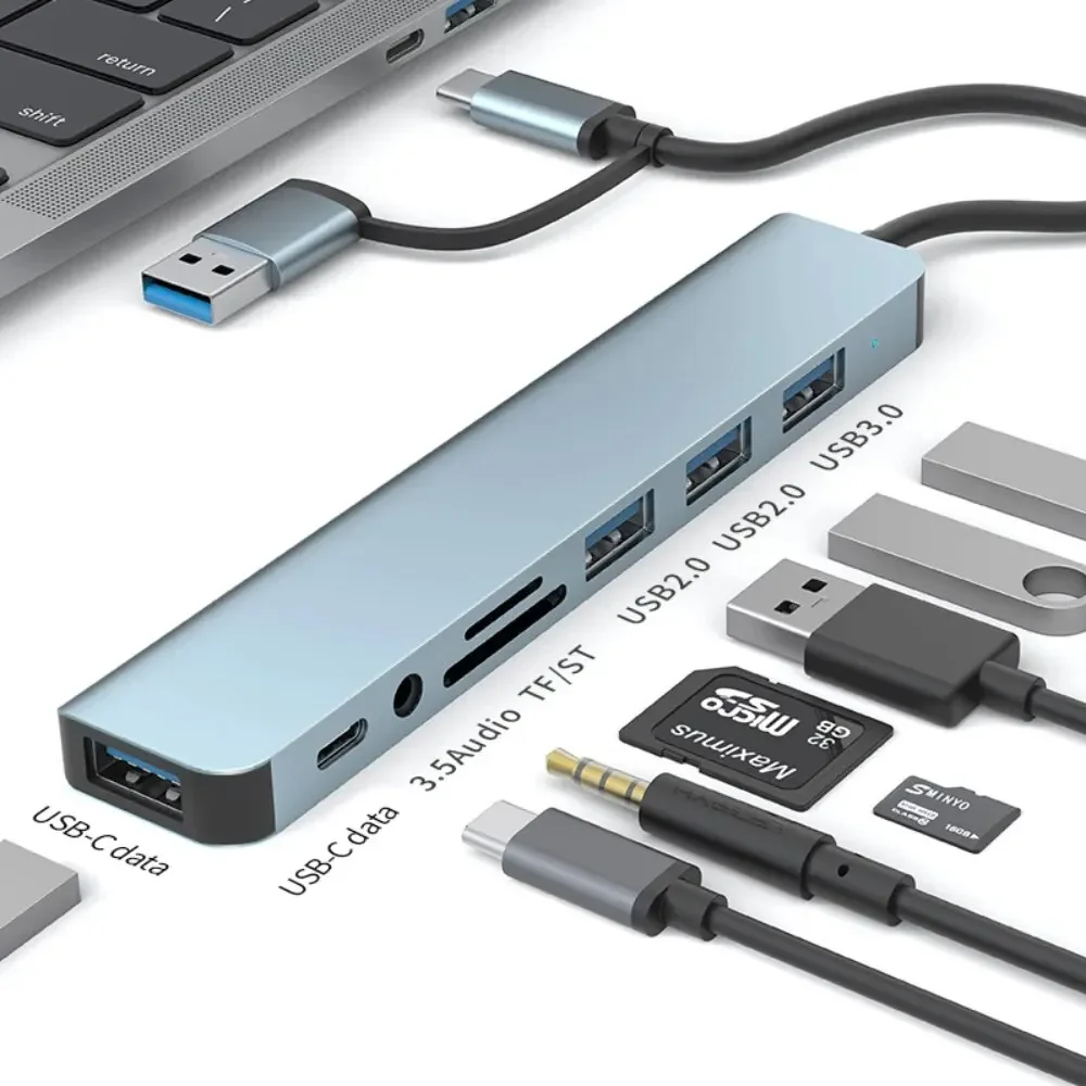 8 In 2 USB-C Hub With 3.0 SD/T - Home Assistant Sd ulasan dan harga