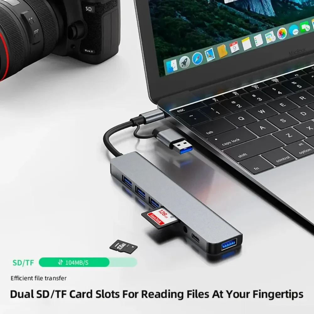 8 In 2 USB-C Hub With 3.0 SD/T - Home Assistant Sd ulasan dan harga