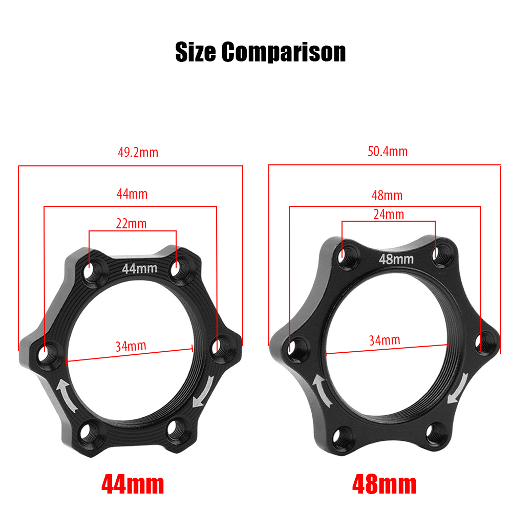 2pcs Bicycle Bike 44mm 48mm Fr - Matter Hub Thread ulasan dan harga