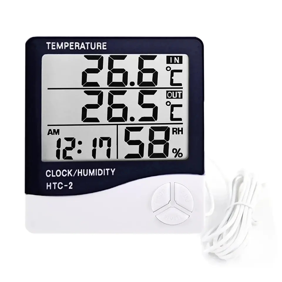 Indoor LCD Digital Thermometer - Home Automation Industry ulasan dan harga