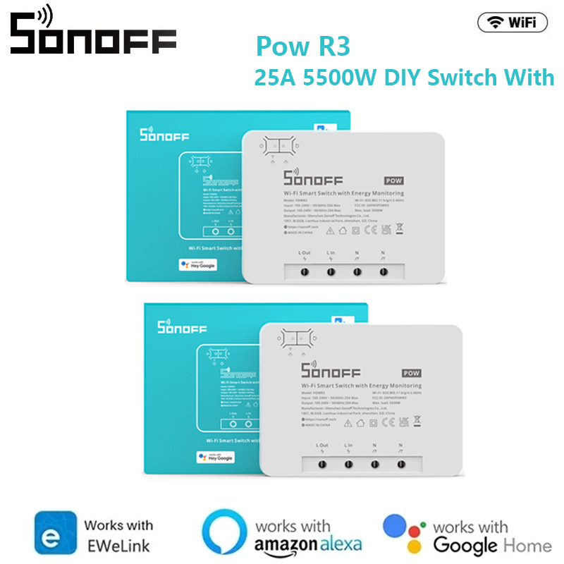 SONOFF POW POWR3/Powr316/POWR3 - Sonoff Basic Switch ulasan dan harga