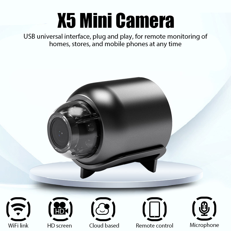 X5 Mini Camera HD 1080P Intell - Home Assistant Sd ulasan dan harga