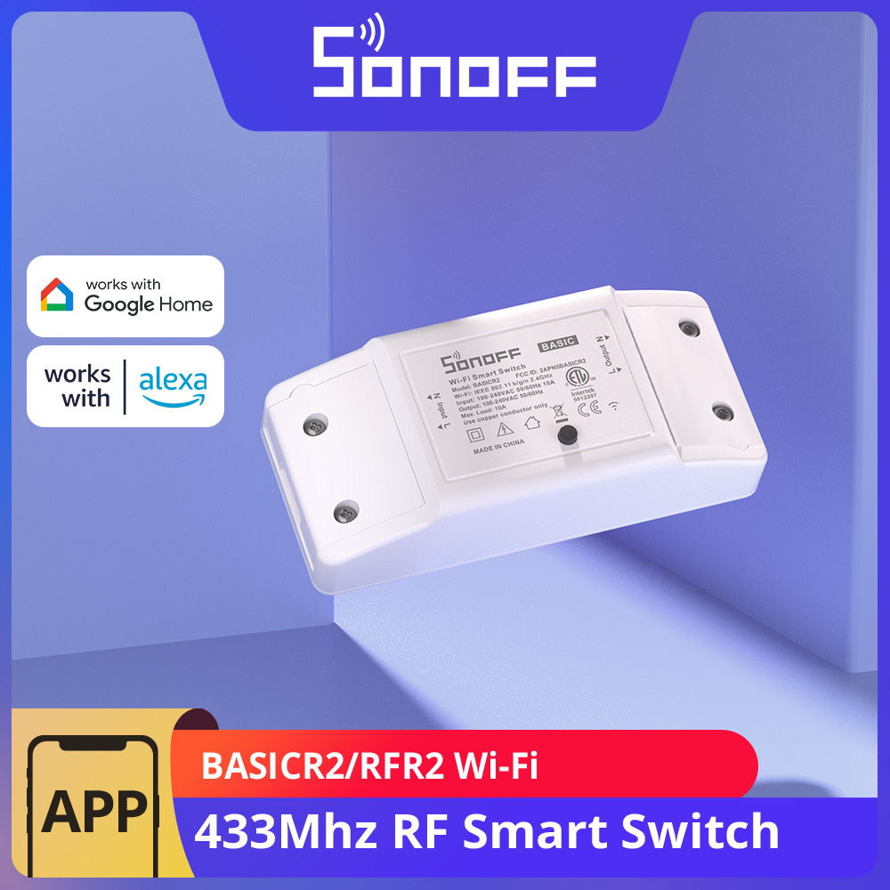 SONOFF BASICR2 RFR2 Wi-Fi 433M - Sonoff Basic Switch ulasan dan harga