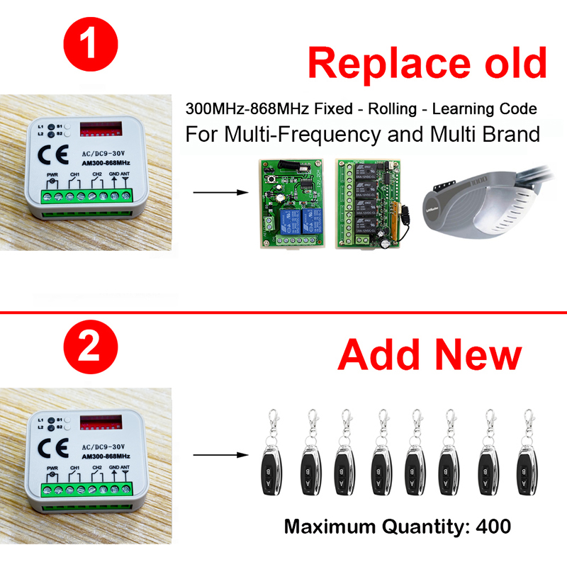 1-20pcs New Universal RX MULTI - 433Mhz Receiver Module ulasan dan harga