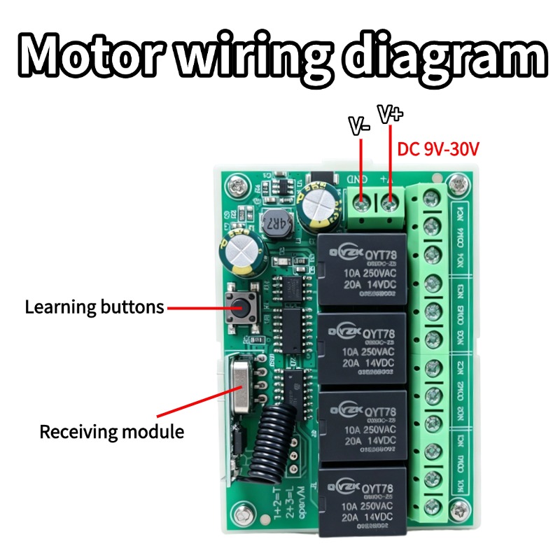 Universal Wireless Remote Cont - 433Mhz Receiver Module ulasan dan harga