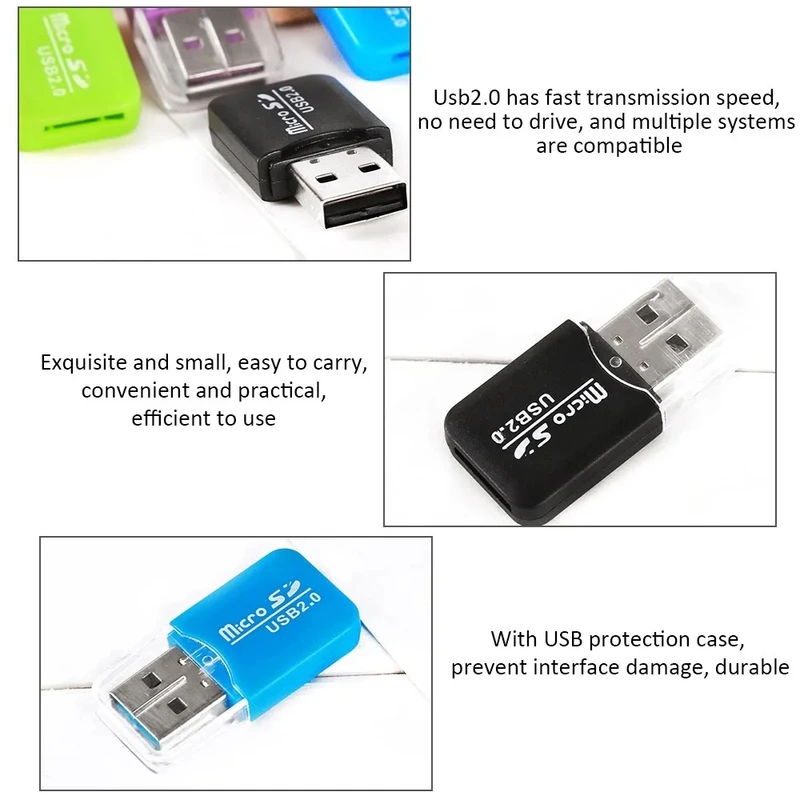 Portable Mini USB 2.0 TF micro - Home Assistant Sd ulasan dan harga