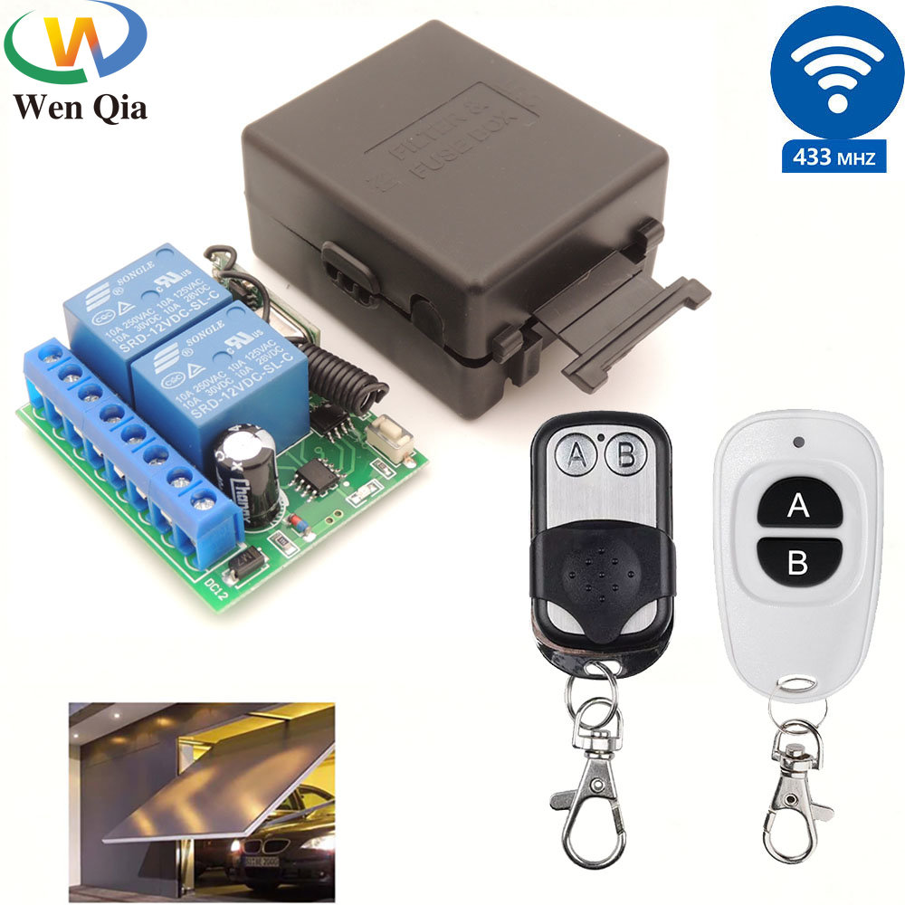 433MHz 12V Wireless Garage Doo - 433Mhz Receiver Module ulasan dan harga